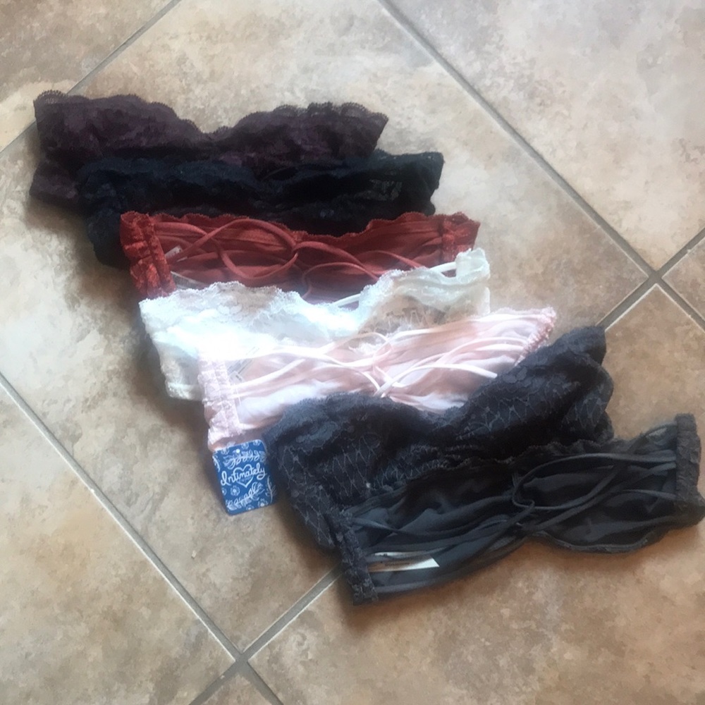 Free People Essential Strappy Lace Bandeau Bra - Picture 6 of 8